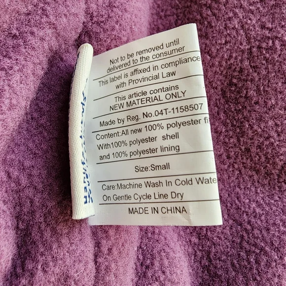 DOG Coat EAST SIDE COLLECTION Nylon & Furry Baby Animal Purple Jacket Coat NWT's - Picture 15 of 16